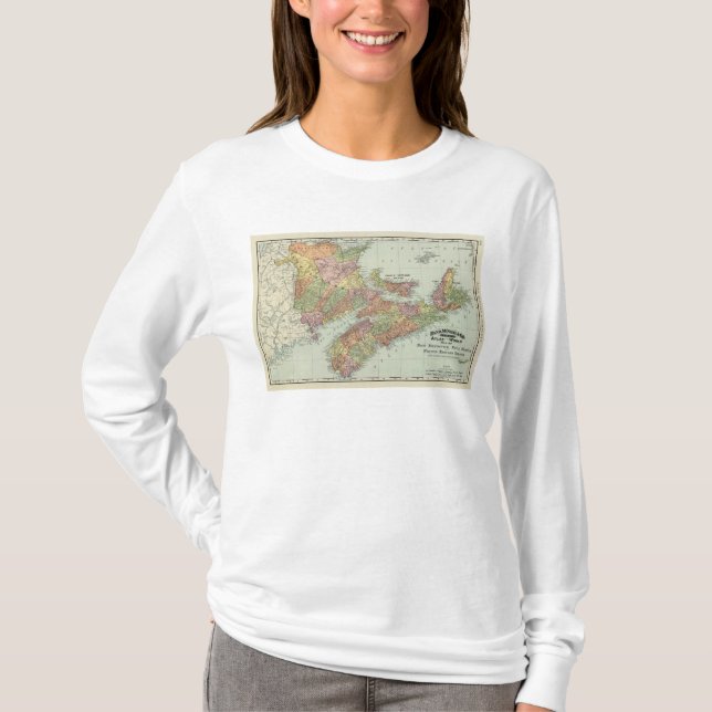 Maritima landskap av Kanada Tee Shirt (Framsida)
