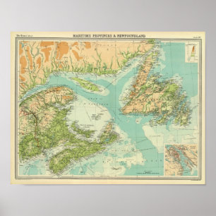 Maritima landskap & Newfoundland Poster