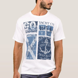 Maritime Anchor - Yacht Klubb Nautical Sailing T Shirt