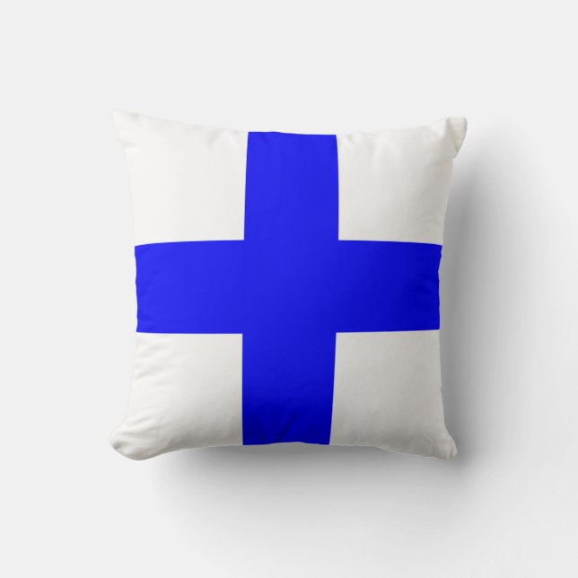Maritime Flagga X - X-ray Kudde (Framsida)