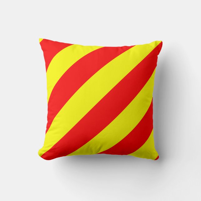 Maritime Flagga Y - Yankee Kudde (Framsida)