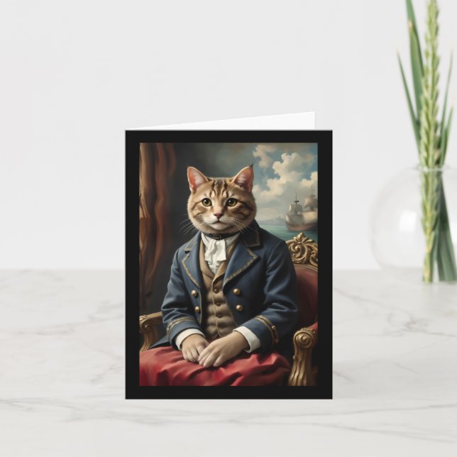 Maritime Meow Sticker Kort (Framsida)