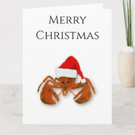 Maritime Santa Claus Lobster Kort