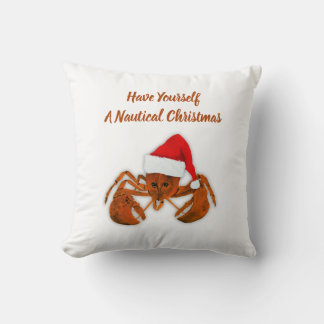 Maritime Santa Lobster Kudde