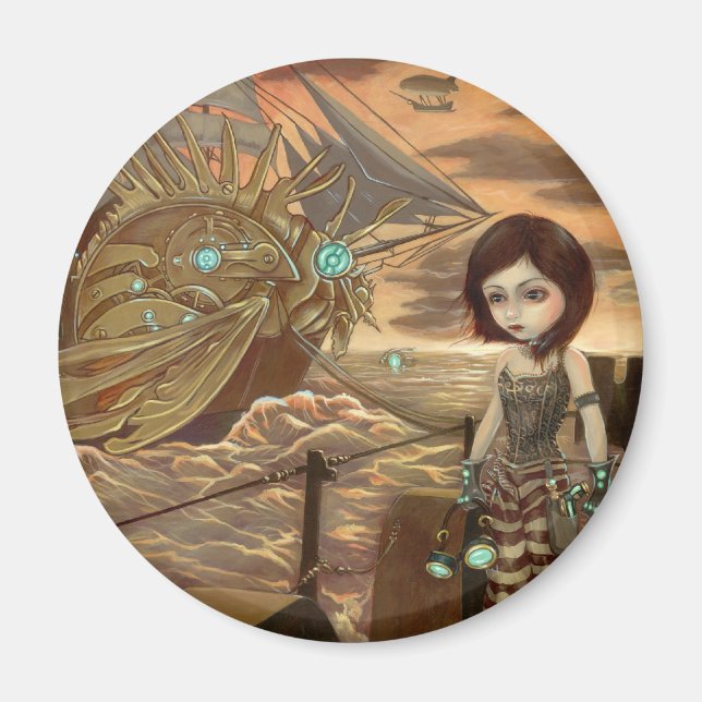 "Maritime Sunset" Magnet (Framsidan)