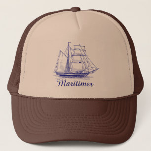 Maritimer nautisk seglinghatt Nova Scotia Truckerkeps