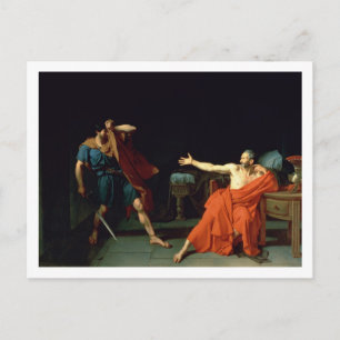 Marius at Minturnae, 1786 (oil on canvas) Vykort