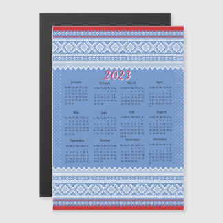 Mariusgenser jul Sweater Mönster Calendar