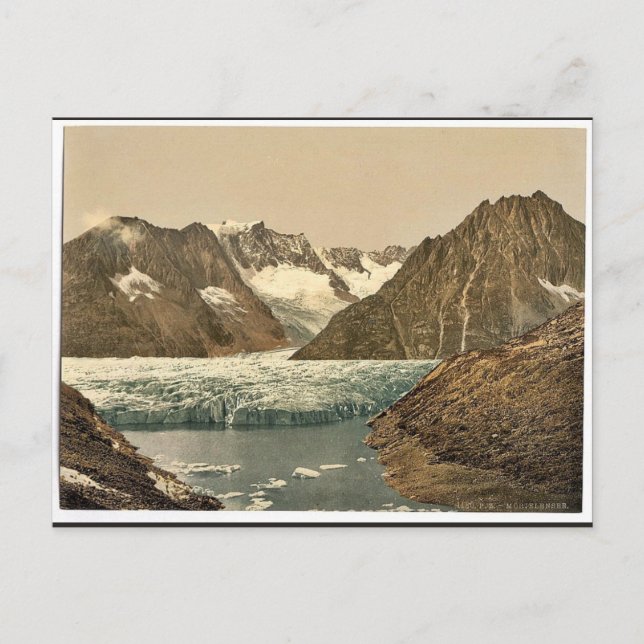 Marjelensee (7 700 fot över havet), Valais Vykort (Framsida)