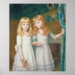 Marjorie and Lettice Wormald Poster