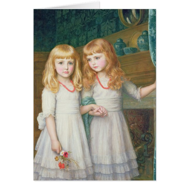 Marjorie och Lettice Wormald Hälsningskort (Framsidan)