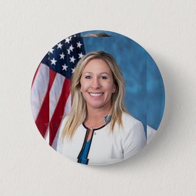 Marjorie Taylor Greene Button Knapp (Framsida)