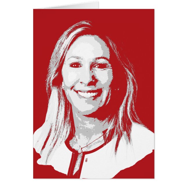 Marjorie Taylor Greene Hälsningskort (Framsidan)