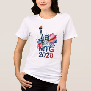 Marjorie Taylor Greene President 2028 Konservativ T Shirt