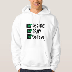 Mark 11:24 KJV Bible Scripture Manar Hoodie