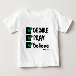 Mark 11:24 KJV Bible Scripture T Shirt