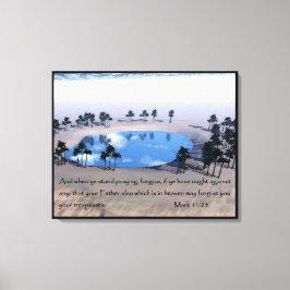 Mark 11:25 canvastryck