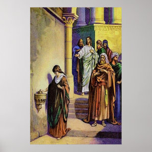 Mark 12:41-44 A Widow Ge allt hon har poster