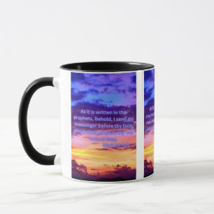 Mark 1:2 KJV Bible Verse Pic Two-Tone Mugg