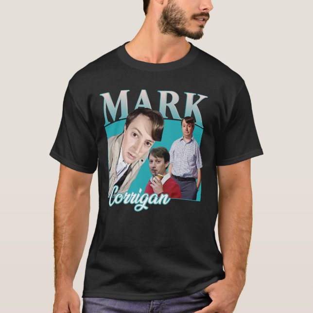 Mark Corrigan Tshirt| Funny British TV Show Hoodie T Shirt (Framsida)
