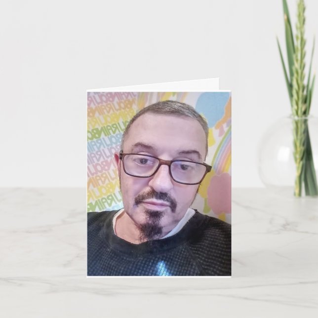 Mark Edward Westerfield age 72 card   Kort (Framsida)