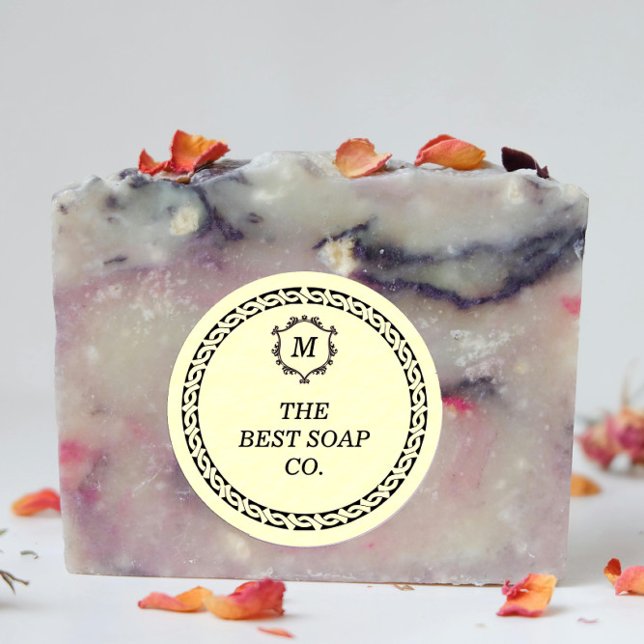 Märk etikett för soap-förpackning (Skapare uppladdad)