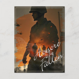 Märk Fallen - kom ihåg deras offer Helg Vykort