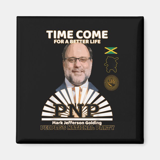 Mark Golding Jamaica's People's National P Magnet (Framsidan)