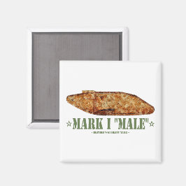 Mark I Male Världskrig One British Heavy Tank WWI Magnet