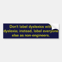 Märk inte dyslexics med dyslexia