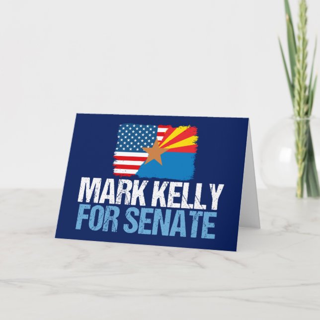 Mark Kelly för senaten 2022 Arizona-val Kort (Framsida)
