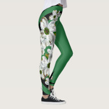Märk. Kroppen. Spirit. Dogwood Leggings (Grönt/sva