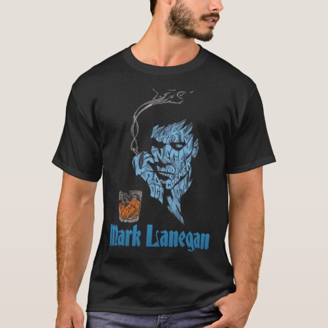 Mark Lanegan, RIP Mark Lanegan    T Shirt (Framsida)