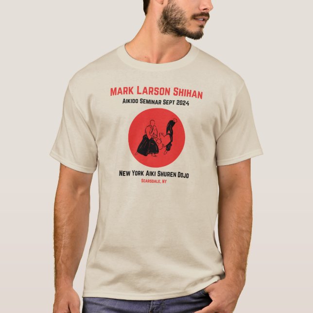 Mark Larson Shihan 9-24 Seminar T-Shirt (Framsida)