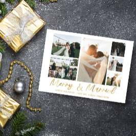 Märk och gift Guld 6-multifoto-Helgdag