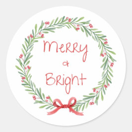 Märk och ljus Helgdag-stickers Runt Klistermärke