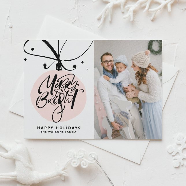 Märk och ljusstark Rosa-prydnadsfoto Helgkort (Skapare uppladdad)