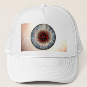 MARK över DJÄVULEN EYEBALL Truckerkeps