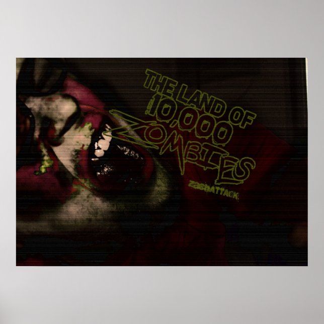 Mark på 10 000 zombies poster (Framsidan)