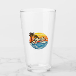 Mark Retro Sunset Name Design Glaskopp