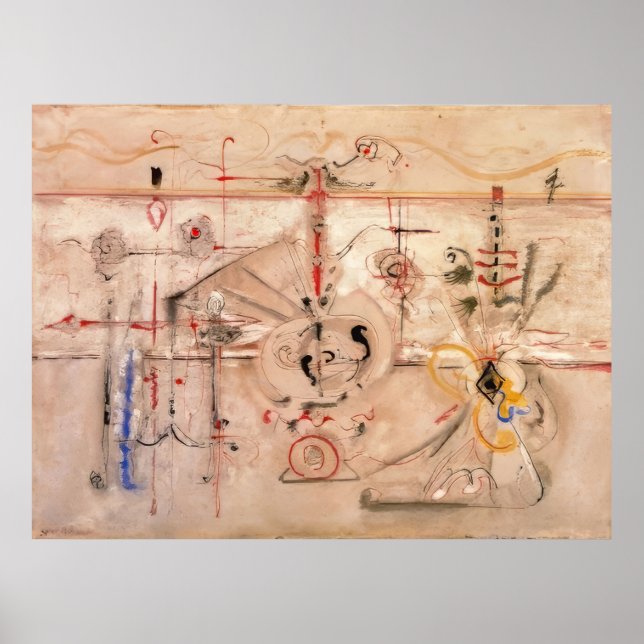 Mark Rothko - Archaic Idol - 1945 Poster (Framsidan)