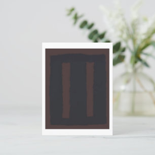 Mark Rothko art i digital stil 10 Vykort