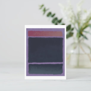 Mark Rothko art i digital stil 13 Vykort