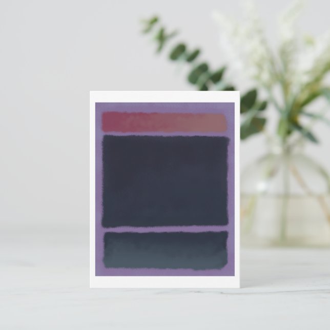 Mark Rothko art i digital stil 13 Vykort (Stående Fram)