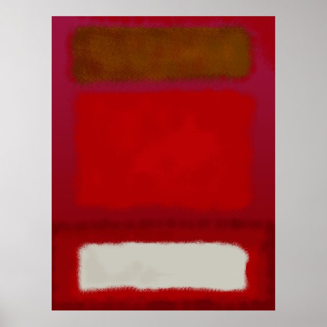 Mark Rothko art i digital stil 16 Poster (Framsidan)