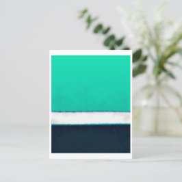 Mark Rothko art i digital stil 17 Vykort