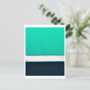 Mark Rothko art i digital stil 17 Vykort