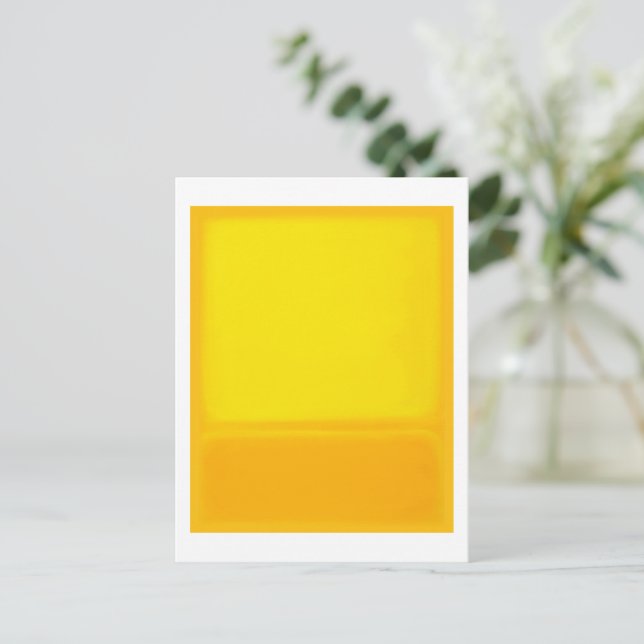 Mark Rothko art i digital stil 1 Vykort (Stående Fram)