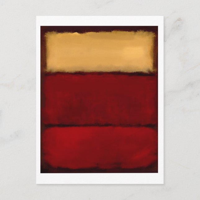 Mark Rothko art i digital stil 2 Vykort (Framsida)