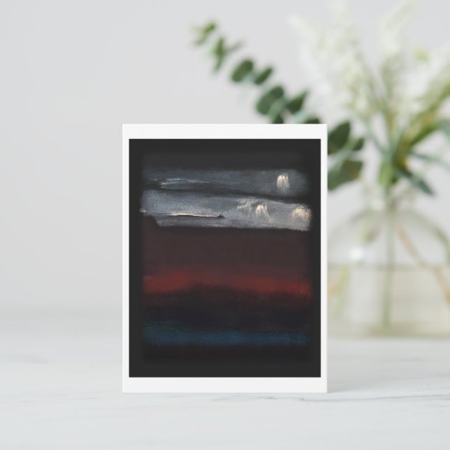 Mark Rothko art i digital stil 3 Vykort (Stående Fram)